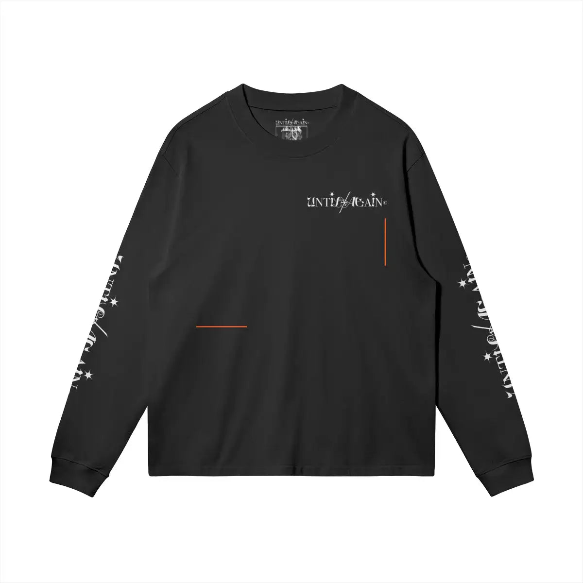 Tomorrow’s Culture Long Sleeve black front view oversized fit